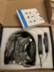 Kimafun Wireless Microphone Set 2.4G Mini Plug N Play KM-G102 Headset & Lapel