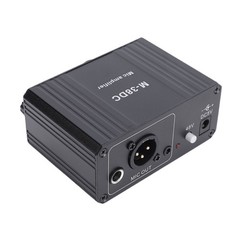 Microphone Preamp High Gain Adjustable For Professional Recording Black For
