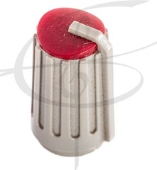 VINTAGE MACKIE RED CAP GRAY MIXER KNOB DFX CFX 12 16 20