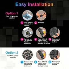 18Pack Black Acoustic Panels 12″X12″X 0.4″ Sound Absorbing Soundproof Wall Panel