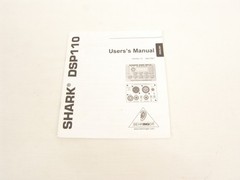 Behringer SHARK DSP110 W/ Power Supply Mic Preamp Feedback Compression Delay