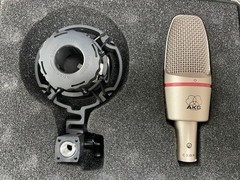 AKG C3000B Condenser Microphone Studio Recording Pro Audio Side Address Used