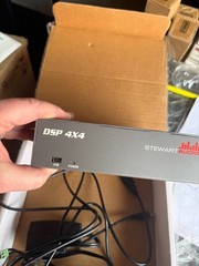 Stewart Audio DSP 4X4 Digital Signal Processor Audio Matrix Mixer DSP w/ Power S