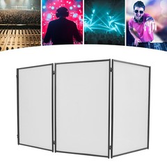 DJ Foldable Booth Panel Portable Facade Event Cover Screen Detachable w/ Bag