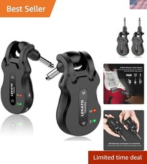 Rechargeable Wireless Guitar Transmitter & Receiver – Superior Sound, 4 Channel