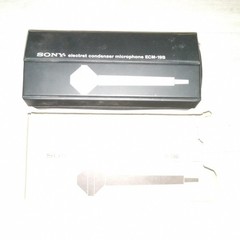 SONY ELECTRET CONDENSER MICROPHONE ECM-19B Japan Excelent!!