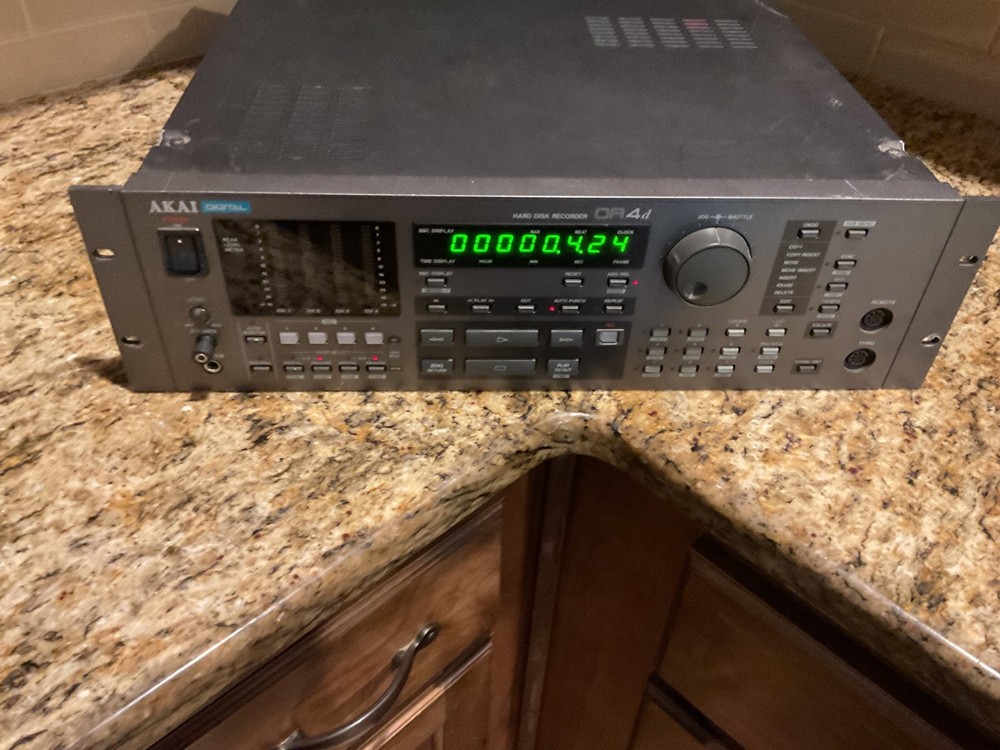 🔥AKAI DR4D DIGITAL HARD DISK RECORDER-NICE-TESTED-HDD-PACKAGED WELL