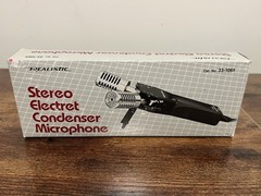 Realistic 33-1065 Stereo Electret Condenser Microphone Tandy Radio Shack Japan