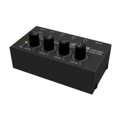 Behringer MicroAMP HA400 4-Channel Small Headphone Amplifier 120V US IEC Plug