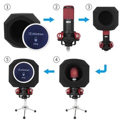 Nobsound PF8 Professional Simple Studio Microphone Screen Acoustic Filter Deskto