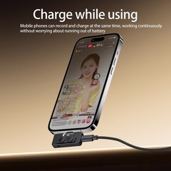 Noise Cancelling Microphone Type-C Mic Plug & Play for Android & iPhone 17/16/15