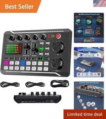 DJ Mixer with Intelligent Light Control & Multiple Sound Effects for Live Shows