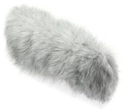 DeadWombat Artificial Fur Microphone Wind Shield for Blimp, Grey