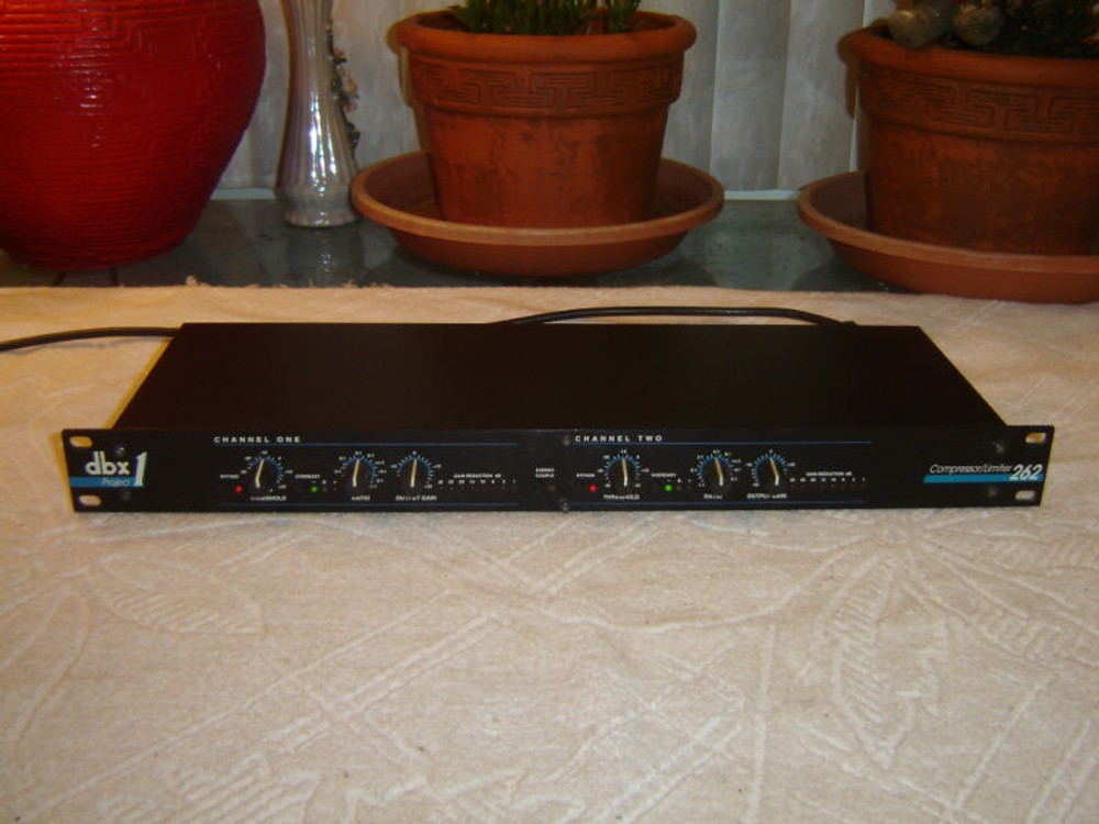 DBX 262, Project 1, 2 Channel Compressor/Limiter, Vintage Rack