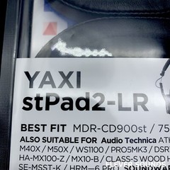 YAXI Ear Pad for Sony MDR-CD900ST Antibacterial Leather Red & Blue stPad2-LR F/S