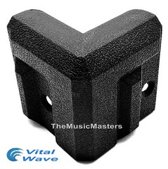 32X ABS 2 Hole Cabinet Corner Amp Rack Case DJ Home Speaker Box Bumper Protector