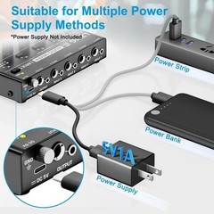 Mini Audio Mixer, Stereo Line Mixer for Sub-Mixing, Ultra Low-Noise, 4-Channe…
