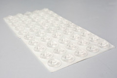 Sound Dampening Door Bumpers, 1/2 Diameter, Sheet of 100″