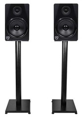 Rockville 29″ Black Steel Studio Monitor Speaker Stands For Rockville DPM8B