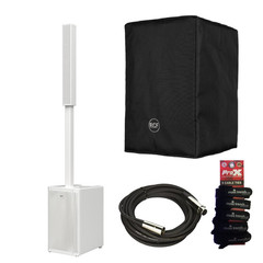 RCF EVOX-J9 White Active 2100w 12″ Three-way Column Array White