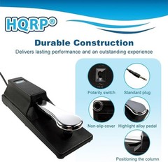 HQRP Footswitch / Sustain Pedal for Yamaha PSR-E323 YPT-320 PSR-E403 PSR-E413