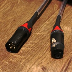 Rapco Horizon RHC MIC5 Concert Series XLR Microphone Cable 25′ w- Red Boot