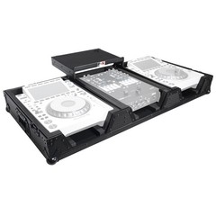 ProX XS-CDM3000WLTBL Black Coffin Case for 2X CDJ-3000 and DJM-900NXS2