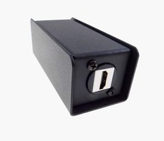 PROCRAFT LY-421 HDMI Feed-Thru D Type Panel Mount Connector BLK w/ WHT
