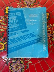 Ultra RARE Moog Sonic Six Original Manual