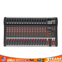 16 Channel Professional Mixer Power Mixing 16 DSP USB NEW