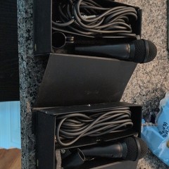 Audio2000’S ADM101 Professional Dynamic Microphones 3 units with cable