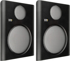 Protective Grilles for RP8G4 Monitors Black, Pair, 8 Inches (RP8G4GRLB)