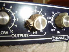 Ashly SC-22, Original Blueface Version, Stereo Crossover, Vintage Rack