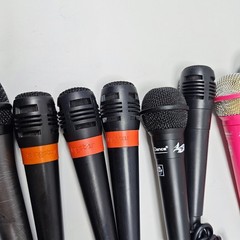 Lot of 15 Wired Microphones – Various Models, Used Condition