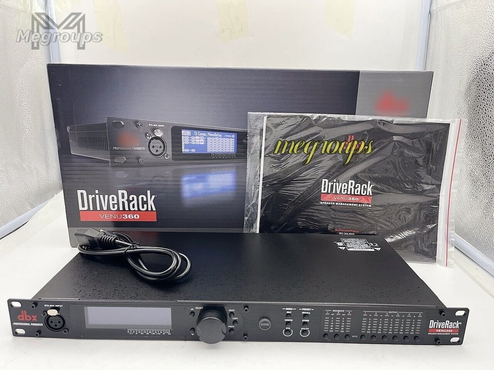 VENU360 DBX DriveRack Venue 360 3×6 Loudspeaker Management System PROAUDIOSTAR