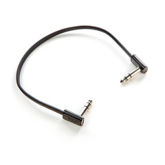 , 1/4-Inch Right Angle MXR Ribbon TRS Patch Cable 1 Ft|0.3 M (DCISTR1RR)