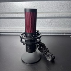 HyperX Quadcast 2 Microphone Black Red W/Removable Shock Mount