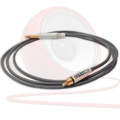 Evolution Straight RCA Tattoo Cord to 1/4″ Jack Twin Core Silicone MEDUSA Cable