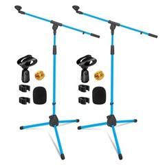 5Core Tripod Mic Stand 2Pcs Adjustable Holder Floor Microphone Boom Arm