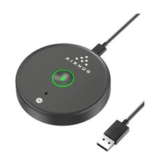 USB Microphone with Mute Button & LED, AI Noise Reduction, Plug & Play Condenser