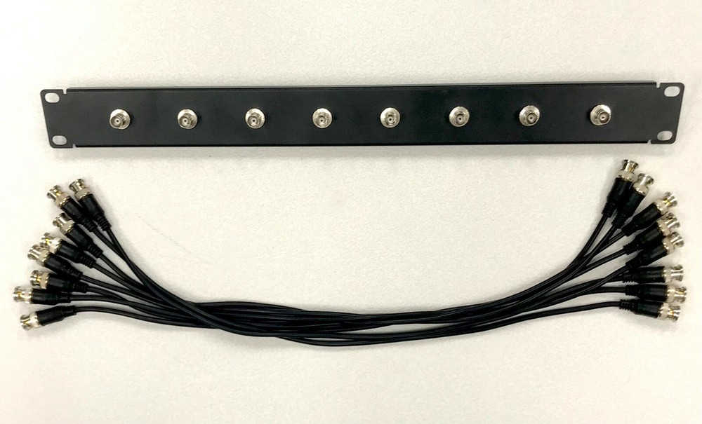 8 Antenna Front Mount Kit fits Shure. Includes 8 20″ GOLD BNC Cables FMP820