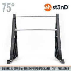 UNIVERSAL STAND for 9U 84HP EURORACK CASES – 75° – 75L380F60