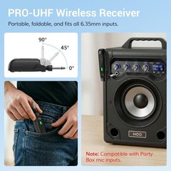 Long-Range Wireless Microphone with USB Charging – Perfect for Singing & Events