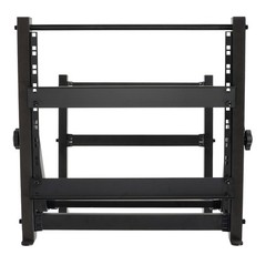 Rockville RLM9U 10U + 9U Rolling Rack w/ Mounting Crossbars For Studio/Stage/Pro