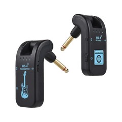 2.4G Wireless Guitar System Rechargeable Guitar Transmitter Receiver 48K/16bit