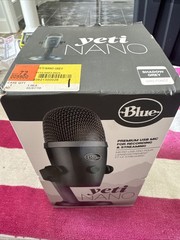 Blue Yeti Nano Premium USB Microphone Recording Streaming Grey New Sealed