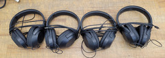 Lot of Headphones and Microphones for Podcasting: Movo and Phillips – USED