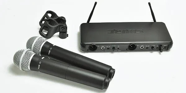 Wireless System Shure SVX Series SVX288/PG28 Handheld Transmitter For Vocals 2
