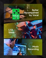 FLAMMA FV02 Vocal Effects Processor with Reverb and Chorus Effects Support, Mult