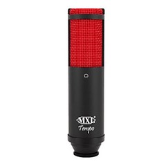 MXL Mics, 1 Instrument Condenser Microphone, Black/Red, 2.95 x 5.91 x 12.20 inch